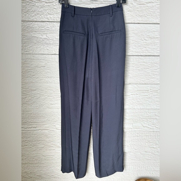 Vince Blue Wide Leg Trousers - Picture 5 of 8